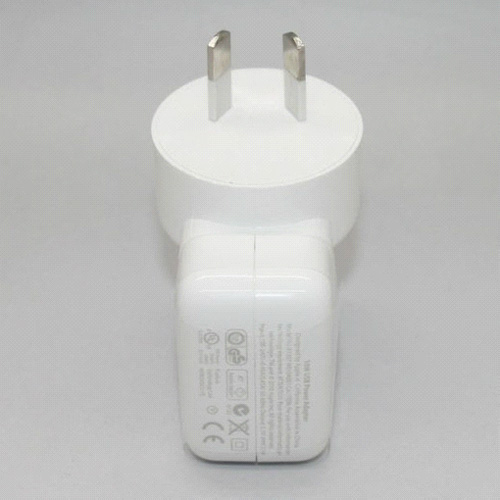 10W AU Plug Travel USB Power Adapter for iPad White - Click Image to Close